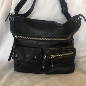 Fossil leather crossbody bag